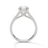 “Aurora Ring—round brilliant diamond sparkle, sleek pavé-band elegance, and timeless white-gold beauty crafted to symbolize radiant love, grace, and unforgettable moments.”