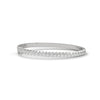 This elegant tennis bracelet features 35 oval-shaped diamonds, totaling 7.00 carats. With a 7-inch length, it offers a refined and timeless look, perfect for any occasion.