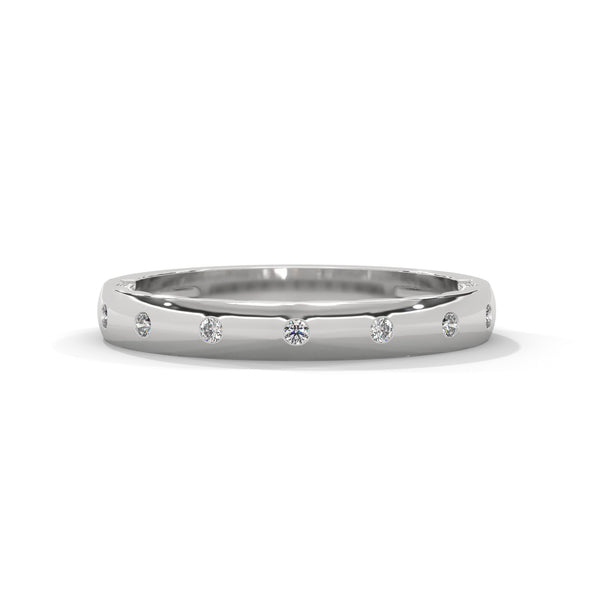 “Elegant diamond eternity band crafted in yellow gold, offering timeless sparkle, modern minimalism, and everyday luxury—perfect for weddings, stacking, and daily wear.”