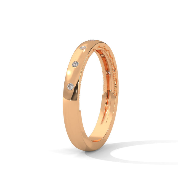 “Elegant diamond eternity band crafted in yellow gold, offering timeless sparkle, modern minimalism, and everyday luxury—perfect for weddings, stacking, and daily wear.”