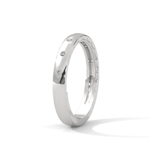 “Elegant diamond eternity band crafted in yellow gold, offering timeless sparkle, modern minimalism, and everyday luxury—perfect for weddings, stacking, and daily wear.”