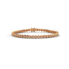A luxurious fashion bracelet featuring 56 marquise-shaped diamonds, totaling 17.80 carats. With a 7-inch length, it combines striking brilliance with an elegant design, perfect for making a statement.