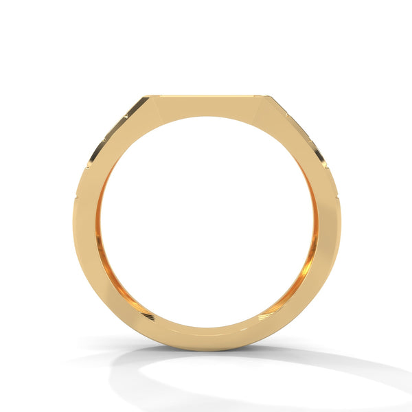 A bold gold men’s diamond ring designed for timeless style, unmatched brilliance, and everyday luxury that elevates your signature look effortlessly.