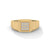 "Discover timeless luxury with this gold square diamond ring, crafted for bold elegance, everyday sophistication, and unmatched masculine brilliance."