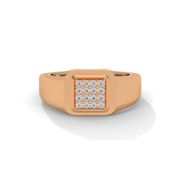 "Discover timeless luxury with this gold square diamond ring, crafted for bold elegance, everyday sophistication, and unmatched masculine brilliance."