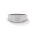 “Bold gold men’s diamond ring showcasing a sleek grooved band and radiant square diamond cluster, crafted for luxury, style, and everyday elegance.”