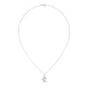 Eternal Brilliance Round Lab Grown Diamond Gold Pendant Chain