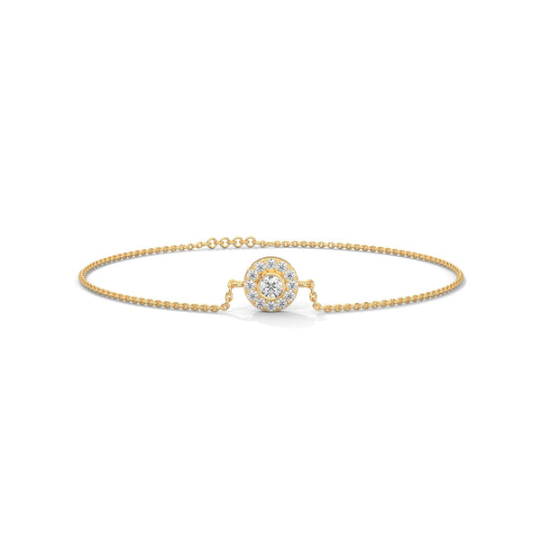 A 9-inch fashion bracelet featuring 12 diamonds in assorted shapes, totaling 1.99 carats—artful elegance in every detail.