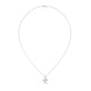 Radiant Allure Oval Lab Grown Diamond Gold Pendant Chain