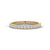 wedding gold ring with set diamond encircle the entire ring