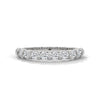 Eternity gold ring Designed with a continuous row of round-cut lab-grown diamonds