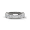 Princess Cut lab grown Diamond Channel Ring