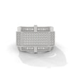 "Experience bold luxury with this statement diamond ring, expertly crafted in gold to deliver unmatched brilliance, sophistication, and modern masculine elegance."