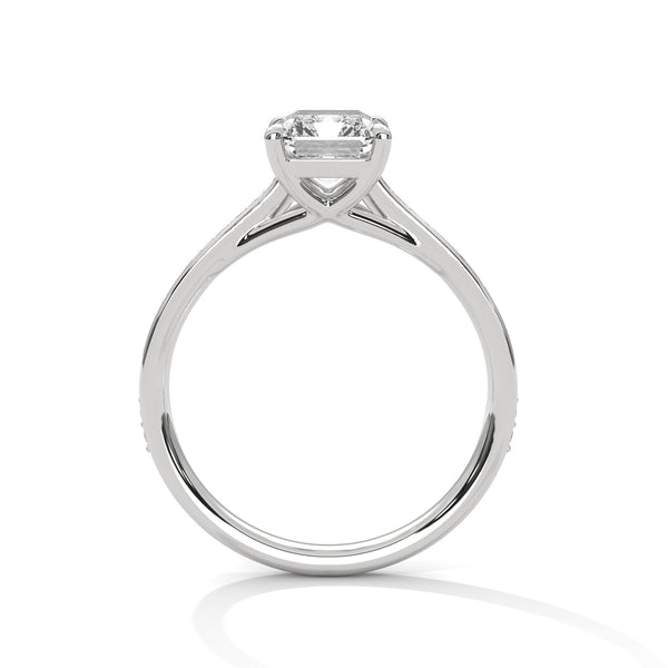 Radiant Cut Lab Grown Diamond Gold Ring