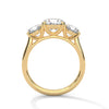 Classic Round Cut Lab Grown Diamond Gold Solitaire Ring