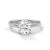 Classic Round Cut Lab Grown Diamond Gold Solitaire Ring