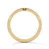 Radiant V-Shape with round cut Lab Grown Diamond Gold Band