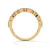 Radiant Harmony: Marquise & Round Lab Grown Diamond Gold Ring