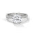 Twist of Elegance Lab Grown Diamond Gold Solitaire Ring
