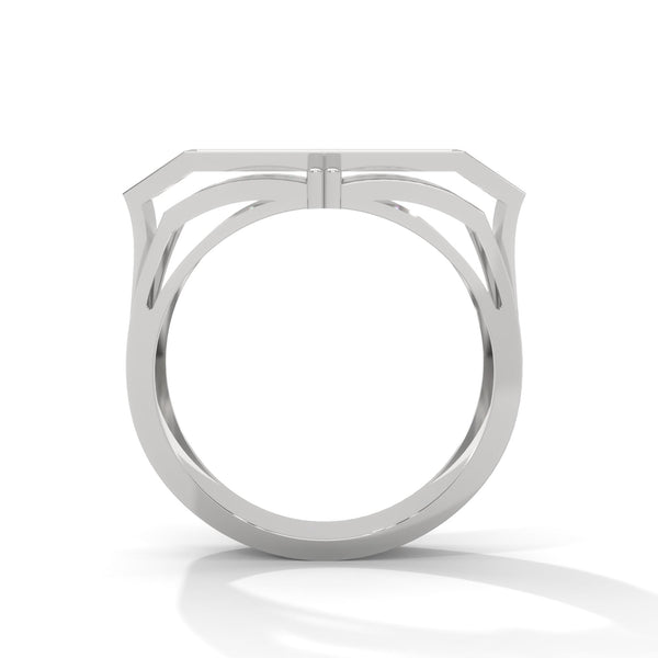 "Experience bold luxury with this statement diamond ring, expertly crafted in gold to deliver unmatched brilliance, sophistication, and modern masculine elegance."