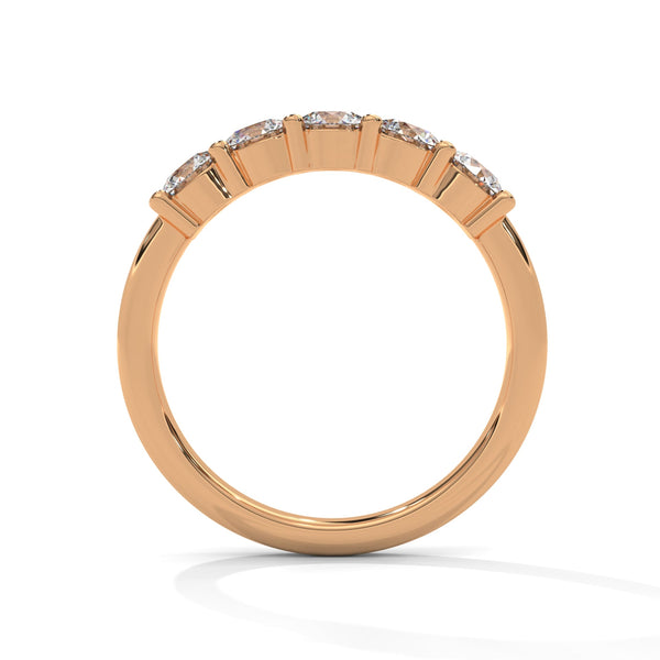 Eternal Spark 5-Stone Lab Grown Diamond Gold Ring