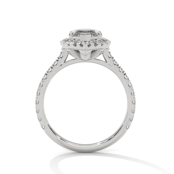 “Celestia Ring—marquise diamond brilliance, radiant halo sparkle, and pavé white-gold elegance crafted to symbolize timeless love, luxury, and unforgettable moments.”