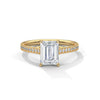 Radiant Cut Lab Grown Diamond Gold Ring