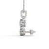 A mesmerizing rose gold jewelry set featuring dazzling round-cut diamonds framed in floral-inspired prongs, perfect for elevating any occasion with timeless sparkle.