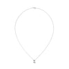 Radiant cut Lab Grown Diamond Gold Pendant Chain