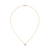 Trio Brilliance Lab Grown Diamond Gold Pendant Chain