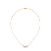 Linear Radiance Lab Grown Diamond Gold Pendant Chain