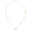 Heart of Brilliance Lab Grown Diamond Gold Pendant Chain