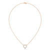 Heart of Brilliance Lab Grown Diamond Gold Pendant Chain
