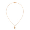 Modern Majesty: Lab Grown Diamond Geometric Gold Pendant Chain