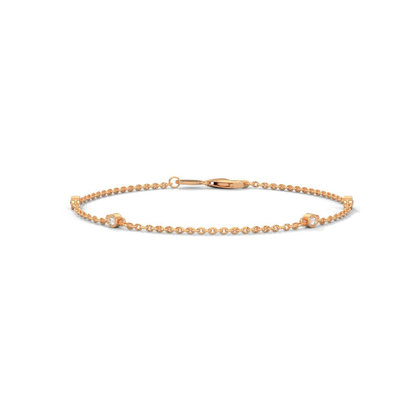 The Celestia Curve is a 5.75-inch bangle bracelet featuring 1.75 carats of 50 dazzling round-cut diamonds—crafted for a refined and radiant statement.