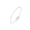 The Celestia Curve is a 5.75-inch bangle bracelet featuring 1.75 carats of 50 dazzling round-cut diamonds—crafted for a refined and radiant statement.