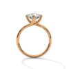 Classic Brilliance Round Cut Lab Grown Diamond Solitaire Gold Ring