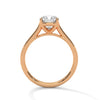 Cushion Cut Lab Grown Diamond Solitaire Gold Ring