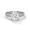 Classic Solitaire Lab Grown Diamond Gold Ring