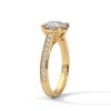 Classic Solitaire Lab Grown Diamond Gold Ring