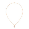 Bloom of Luck Lab Grown Diamond Floral Gold Pendant Chain