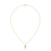 Bloom of Luck Lab Grown Diamond Floral Gold Pendant Chain