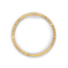 This stunning round-shaped bangle bracelet features 85 sparkling diamonds, totaling 1.98 carats. Its sleek design and perfect fit make it the ultimate statement piece for any occasion.