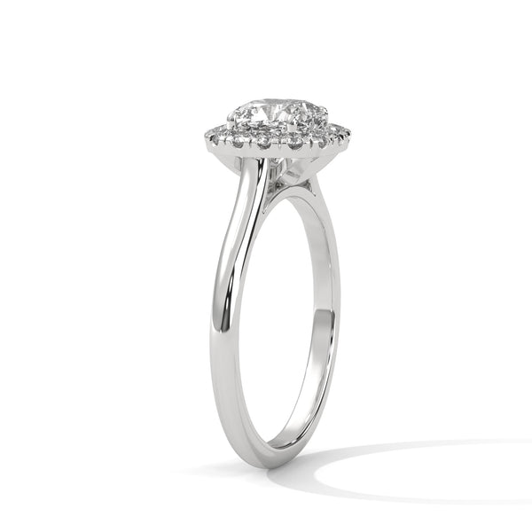“Cushion-halo diamond ring in yellowgold—brilliant center sparkle, timeless elegance,and luxurious shine crafted for everlasting loveand unforgettable moments.”