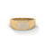 Bold gold men's diamond ring with brilliant pave sparkle, designed for luxury style, everyday elegance, statement fashion and premium craftsmanship.