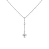 A sleek cascade of gold and diamonds, the Celestial Drop Diamond Pendant offers minimalist elegance with a cosmic sparkle.