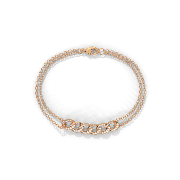 A captivating bangle bracelet adorned with 199 round-shaped diamonds totaling 1.00 carat. Its 6.50-inch length ensures a perfect fit, radiating sophistication and brilliance.