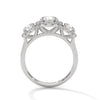 “Celebrate everlasting love with a three-stonehalo diamond ring that shines with brilliant sparkle, luxury craftsmanship, and timeless elegance.”