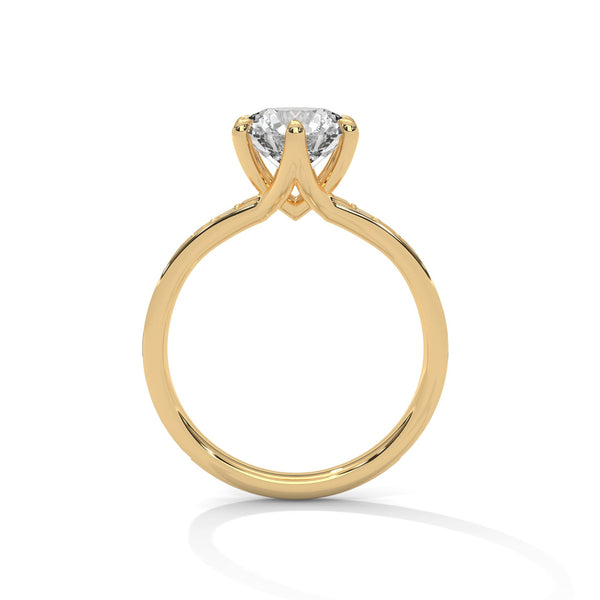 “Discover the Elysian Serenity Ring, a timeless diamond masterpiece symbolizing love, luxury, brilliance, and sustainable elegance for every unforgettable moment.”