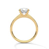 Classic Round Cut Lab Grown Diamond Gold Solitaire Ring